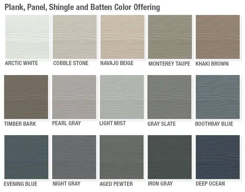 Siding Colors