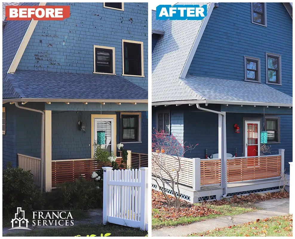 Siding Painting and Deck Expansion