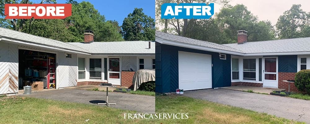 Before and After Exterior Painting