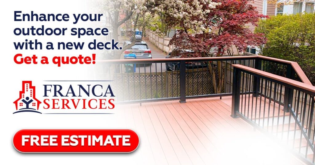 Enhance your outdoor space with a new deck