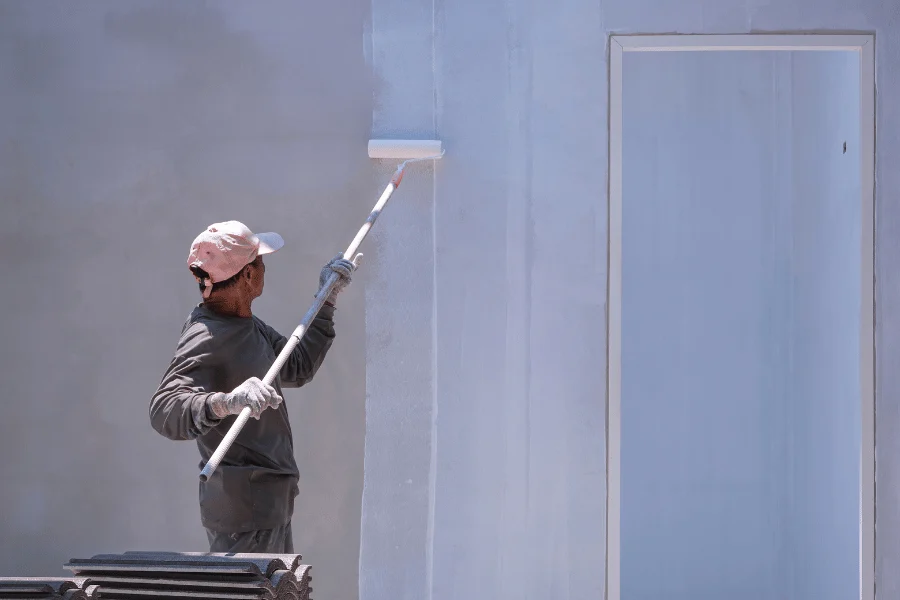 Exterior commercial painting
