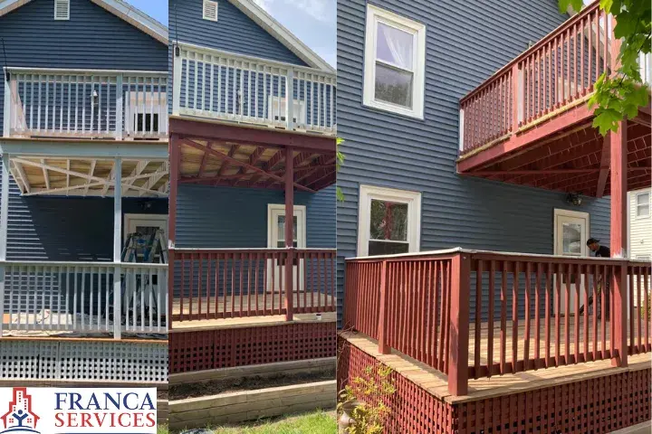 deck painting at Watertown