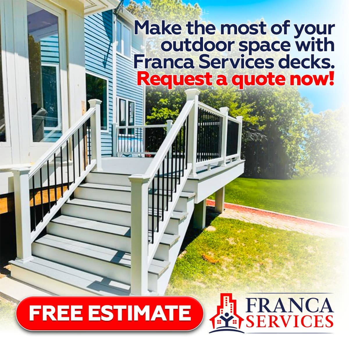 Deck replacement, builders, installation and construction at MA
