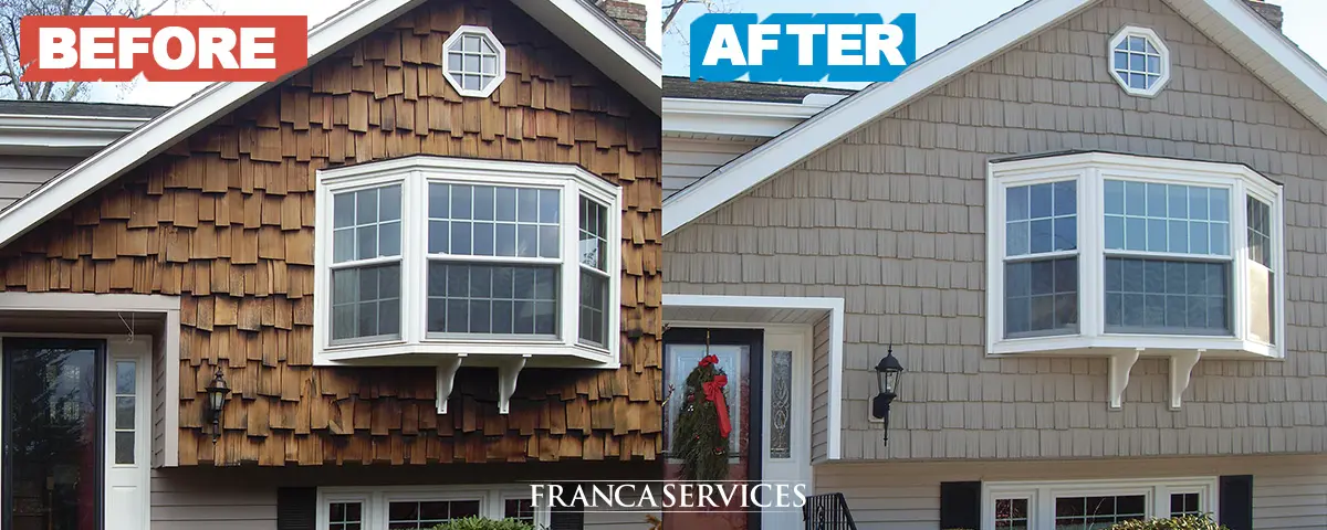 Wood Siding To Vinyl Siding